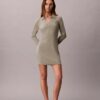 Monologo Rib Polo Mini Dress Monologo Rib Polo Mini Dress