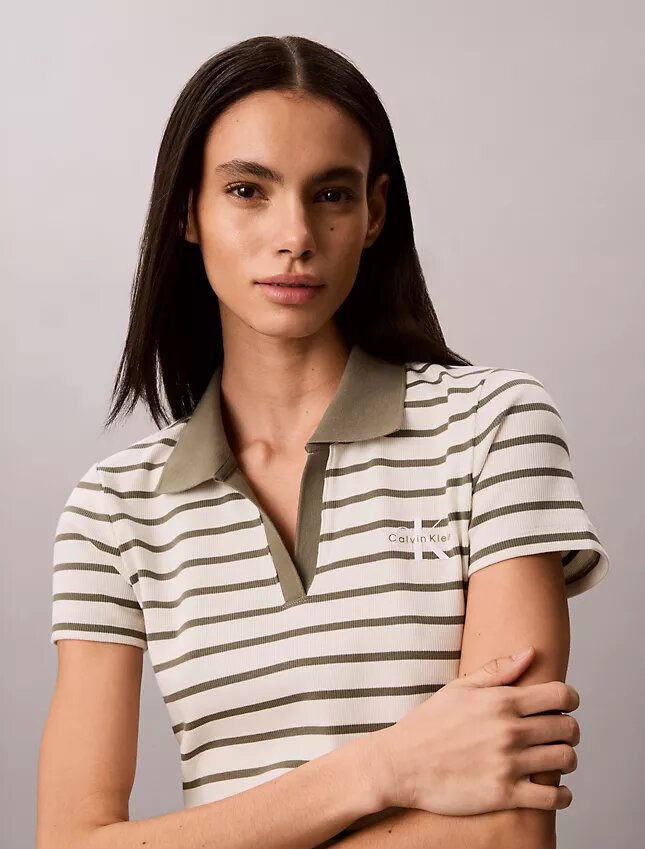 Monologo Rib Stripe Mini Dress Monologo Rib Stripe Mini Dress