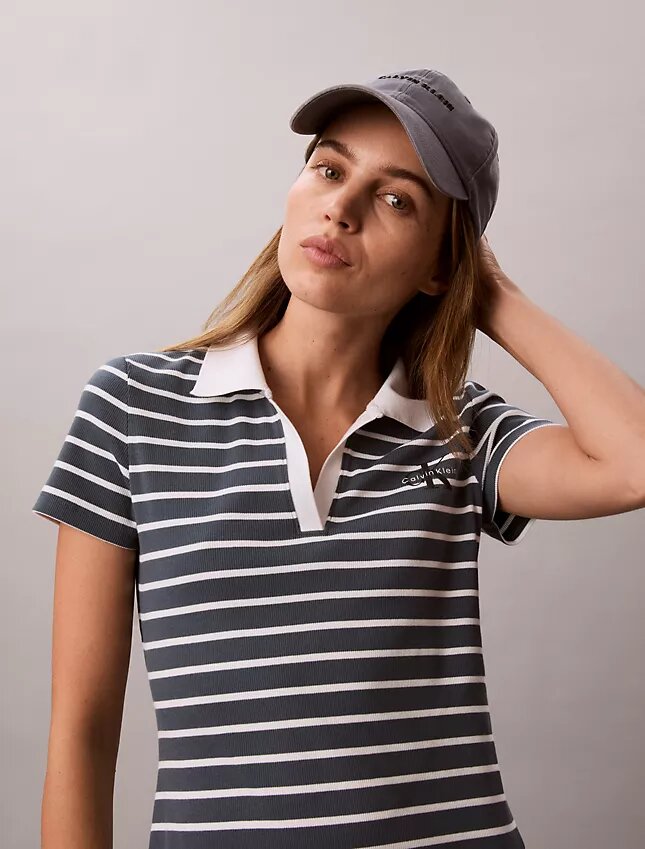 Monologo Rib Stripe Mini Dress Monologo Rib Stripe Mini Dress