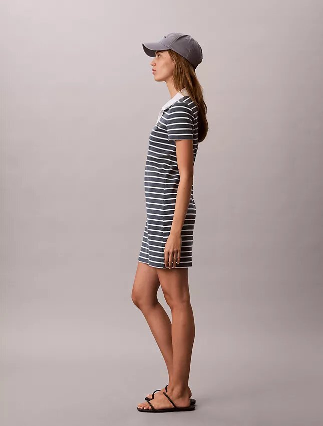Monologo Rib Stripe Mini Dress Monologo Rib Stripe Mini Dress