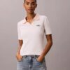 Monologo Stripe Rib Polo T-Shirt Monologo Stripe Rib Polo T-Shirt