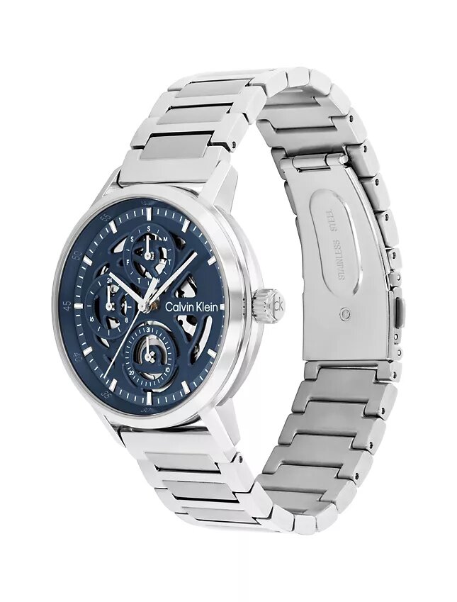 Multifunction Exposed Dial Link Bracelet Watch Multifunction Exposed Dial Link Bracelet Watch