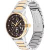 Multifunction Exposed Dial Link Bracelet Watch