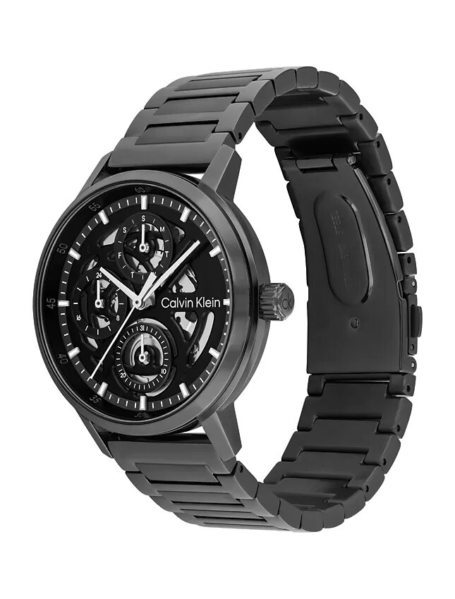 Multifunction Exposed Dial Link Bracelet Watch Multifunction Exposed Dial Link Bracelet Watch