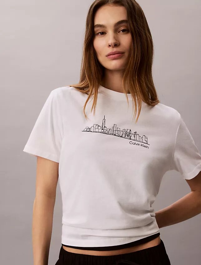 New York Cityscape Classic Graphic Tee New York Cityscape Classic Graphic Tee
