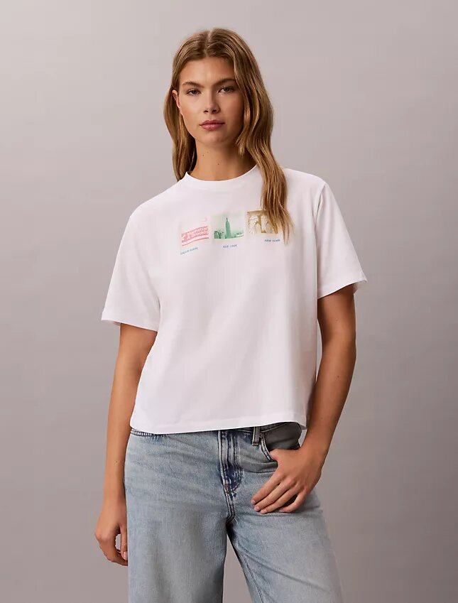 Nyc Photostrip Graphic Boxy T-Shirt Nyc Photostrip Graphic Boxy T-Shirt