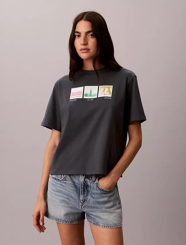Nyc Photostrip Graphic Boxy T-Shirt Nyc Photostrip Graphic Boxy T-Shirt