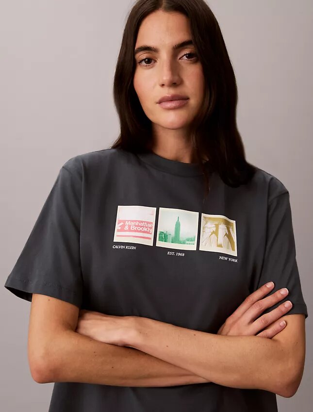 Nyc Photostrip Graphic Boxy T-Shirt Nyc Photostrip Graphic Boxy T-Shirt