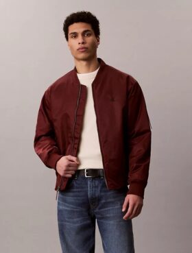 Nylon Bomber Jacket