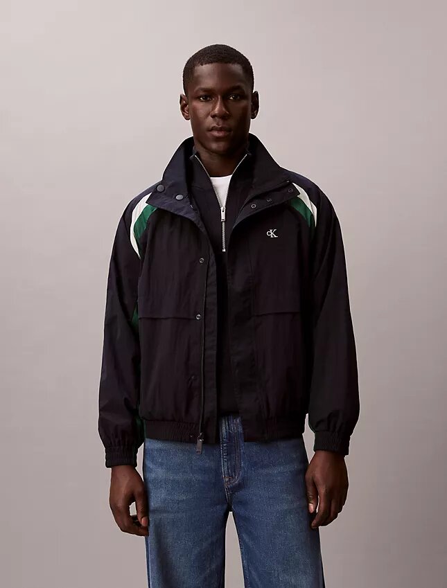 Nylon Colorblock Track Jacket Nylon Colorblock Track Jacket
