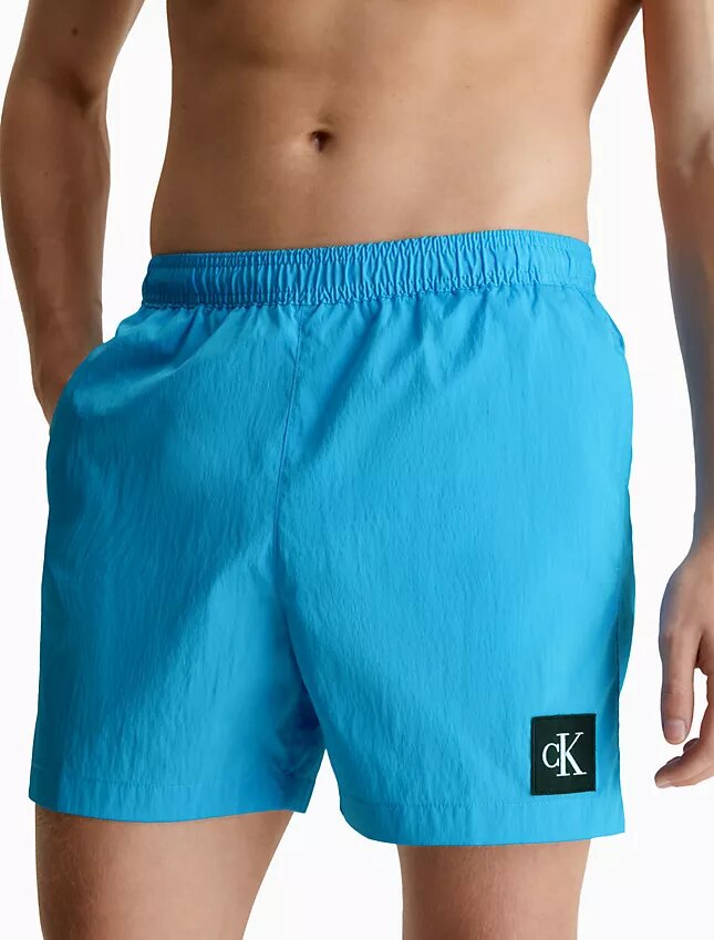 Nylon Drawstring Waist Swim Shorts Nylon Drawstring Waist Swim Shorts