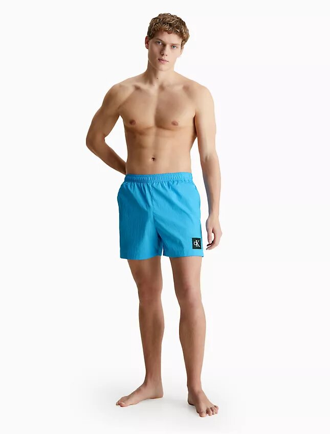 Nylon Drawstring Waist Swim Shorts Nylon Drawstring Waist Swim Shorts