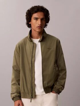 Nylon Grid Bomber Jacket Nylon Grid Bomber Jacket