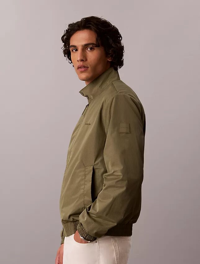 Nylon Grid Bomber Jacket Nylon Grid Bomber Jacket