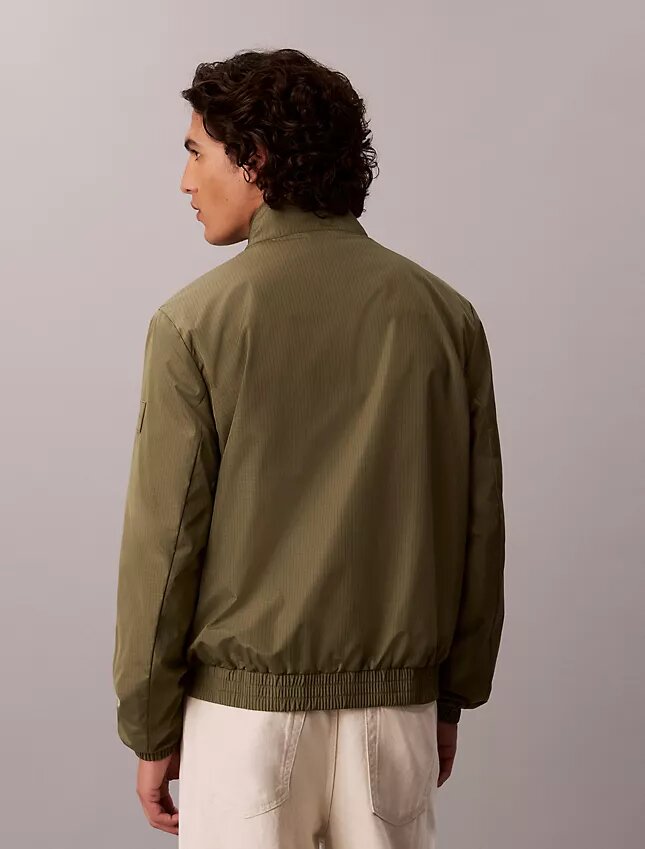 Nylon Grid Bomber Jacket Nylon Grid Bomber Jacket