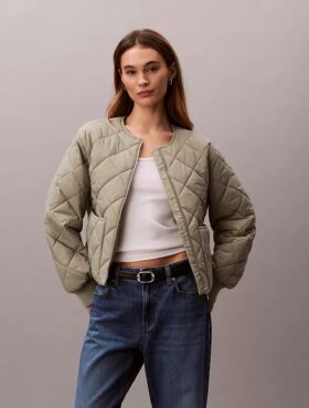 Nylon Quilted Jacket