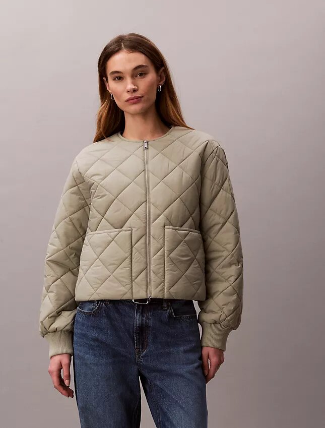 Nylon Quilted Jacket Nylon Quilted Jacket