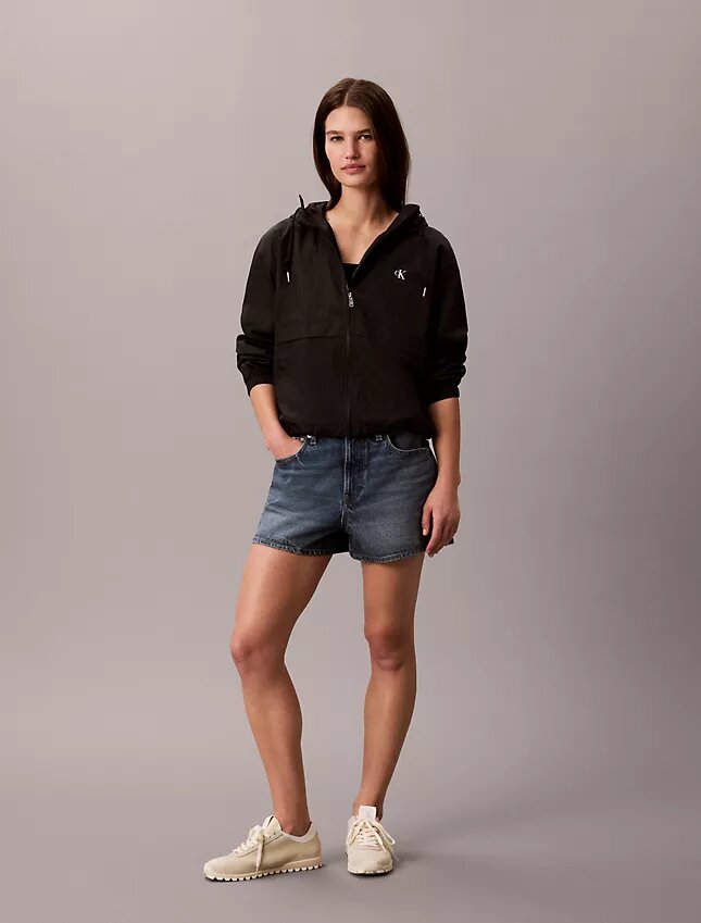 Nylon Relaxed Windbreaker Jacket Nylon Relaxed Windbreaker Jacket