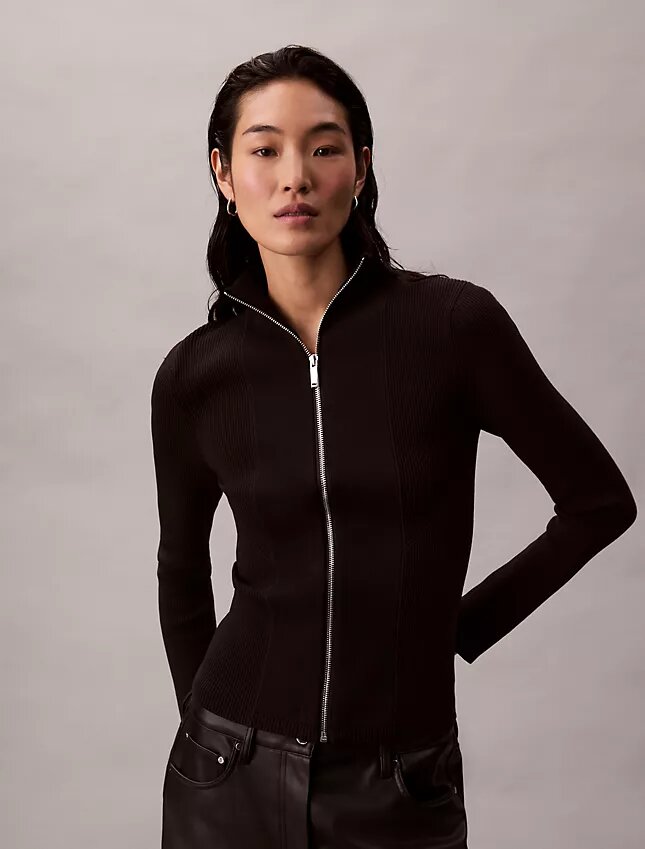 Nylon Rib Zip Jacket Nylon Rib Zip Jacket