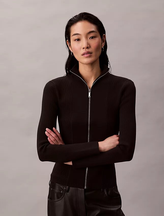 Nylon Rib Zip Jacket Nylon Rib Zip Jacket