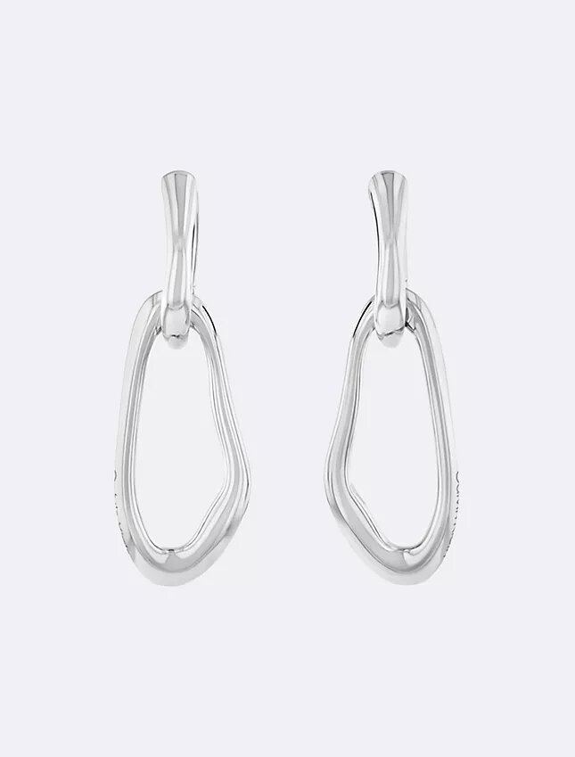 Organic Chain Link Earrings Organic Chain Link Earrings