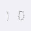 Organic Chain Link Earrings Organic Chain Link Earrings