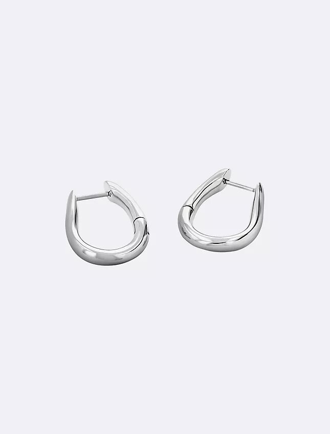 Organic Chain Link Earrings Organic Chain Link Earrings