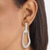 Organic Chain Link Earrings Organic Chain Link Earrings