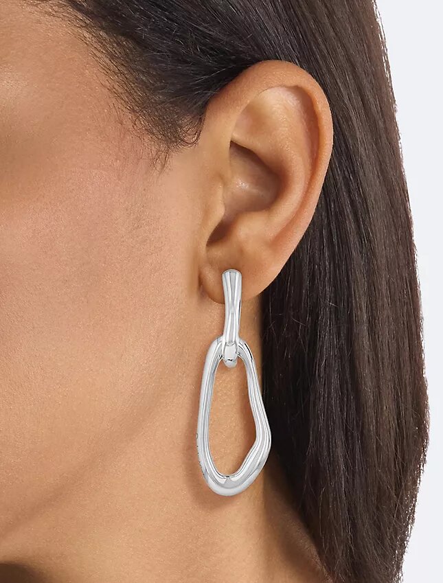 Organic Chain Link Earrings Organic Chain Link Earrings