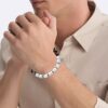 Organic Rectangle Shape Beaded Bracelet Organic Rectangle Shape Beaded Bracelet