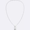 Organic Rectangle Shape Pendant Necklace Organic Rectangle Shape Pendant Necklace