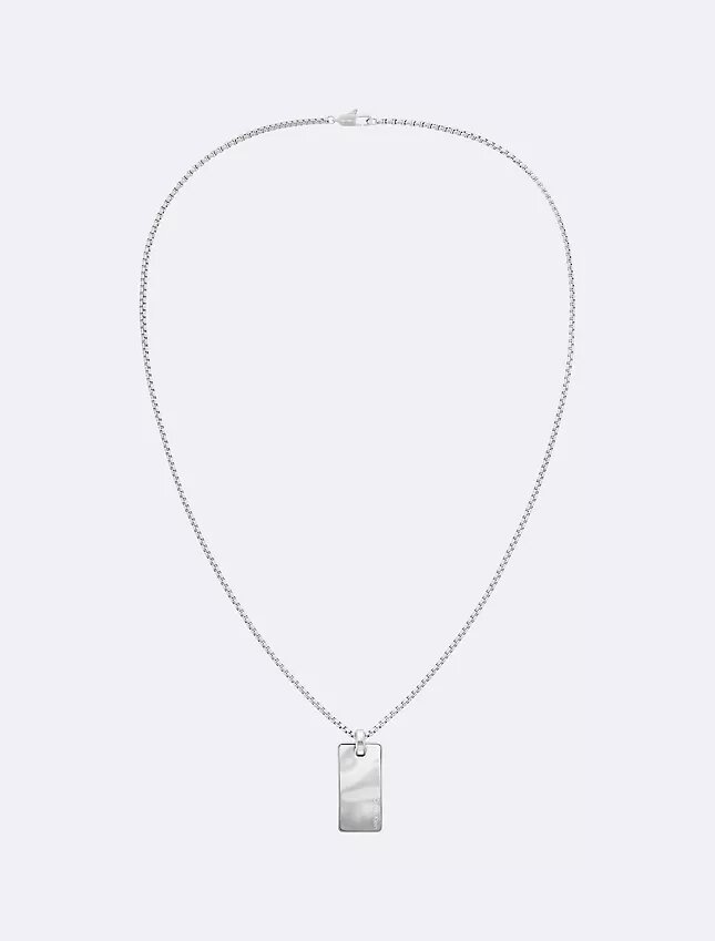 Organic Rectangle Shape Pendant Necklace Organic Rectangle Shape Pendant Necklace