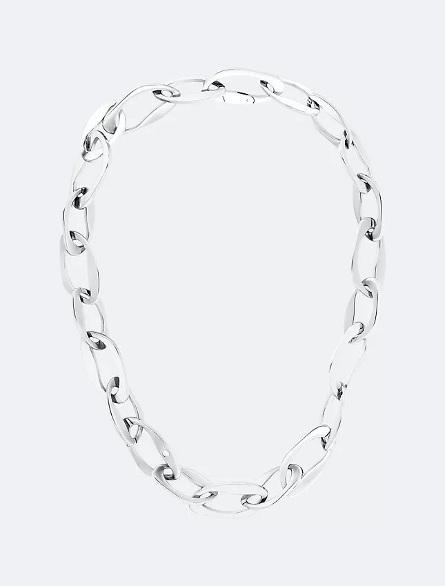 Organic Shape Link Chain Necklace Organic Shape Link Chain Necklace
