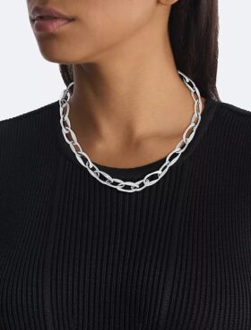 Organic Shape Link Chain Necklace Organic Shape Link Chain Necklace