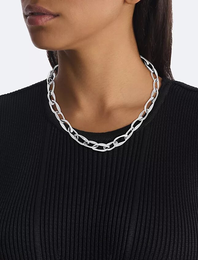 Organic Shape Link Chain Necklace Organic Shape Link Chain Necklace