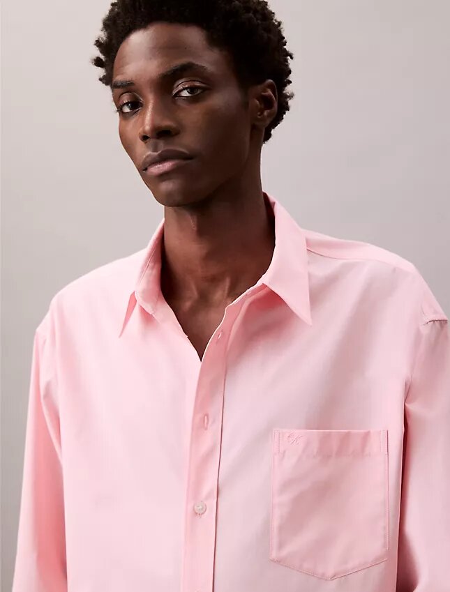 Oversized Cotton Poplin Button-Down Oversized Cotton Poplin Button-Down