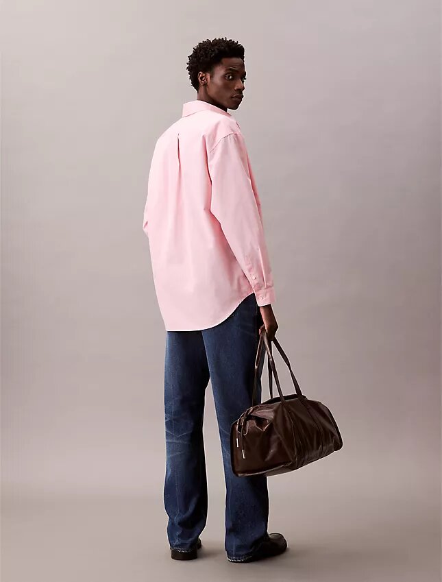 Oversized Cotton Poplin Button-Down Oversized Cotton Poplin Button-Down