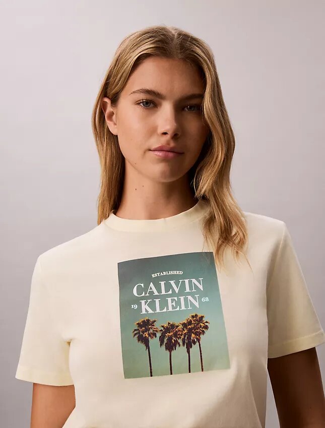 Palm Tree Logo Graphic T-Shirt Palm Tree Logo Graphic T-Shirt