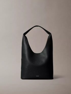 Pebble Grain Large Slouchy Bag