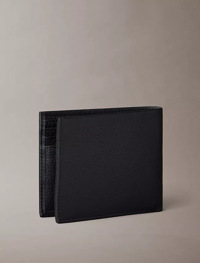 Pebble Grain Leather Bifold Wallet Pebble Grain Leather Bifold Wallet
