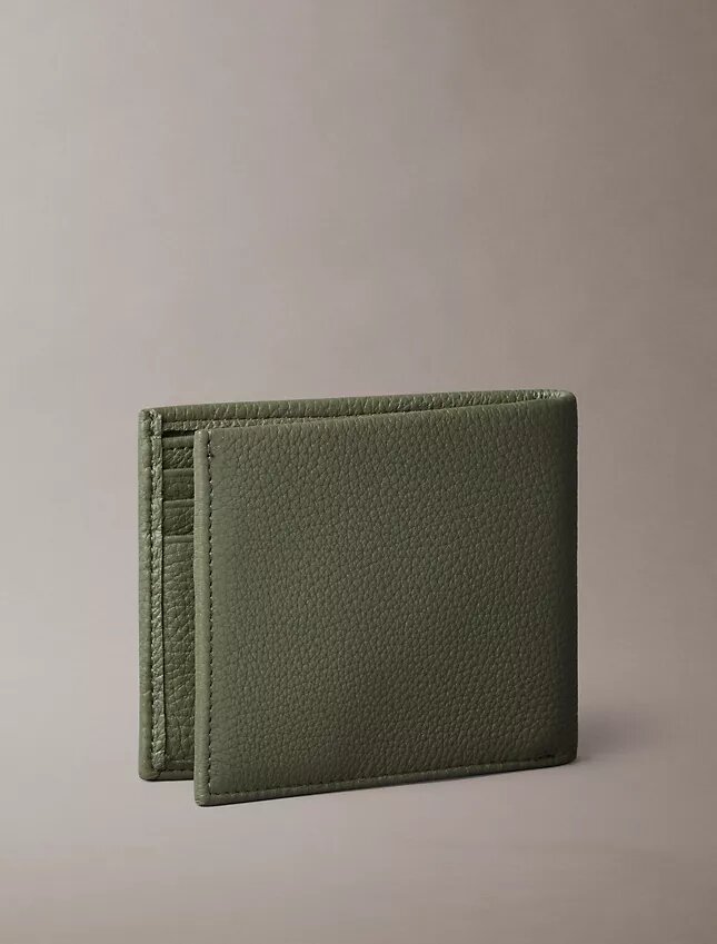 Pebble Grain Leather Bifold Wallet Pebble Grain Leather Bifold Wallet