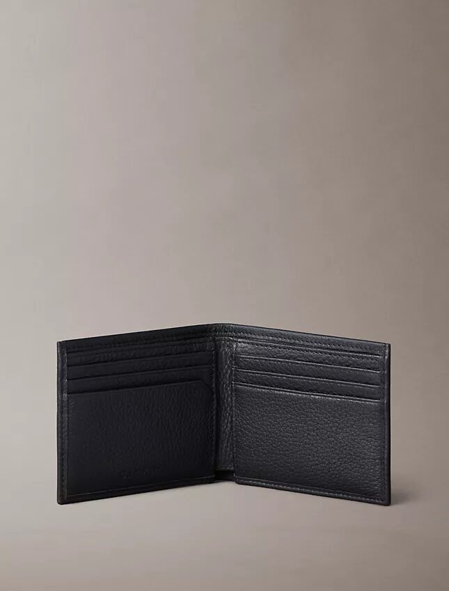 Pebble Grain Leather Bifold Wallet Pebble Grain Leather Bifold Wallet