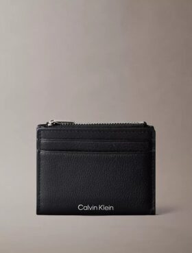 Pebble Grain Leather Card Case