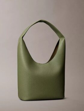 Pebble Grain Slouchy Bag
