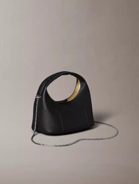 Pebble Grain Small Slouchy Bag