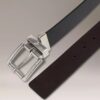 Pebbled Leather Reversible Belt