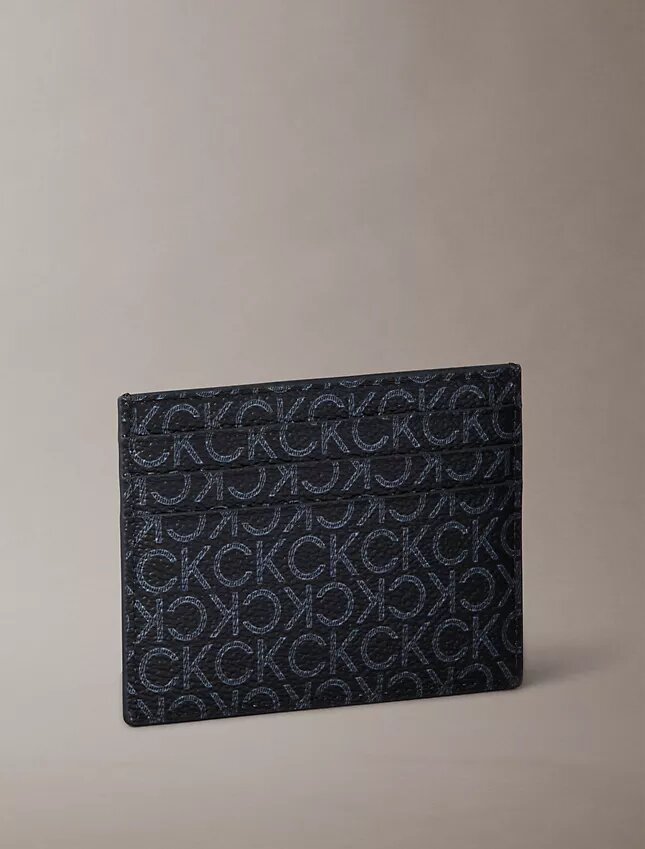 Pebbled Monogram Card Case Pebbled Monogram Card Case