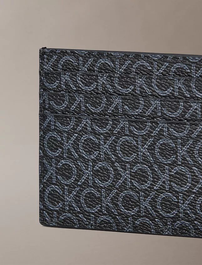 Pebbled Monogram Card Case Pebbled Monogram Card Case