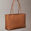 Perforated Emblem Logo Tote Bag Perforated Emblem Logo Tote Bag