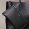 Perforated Emblem Logo Tote Bag Perforated Emblem Logo Tote Bag